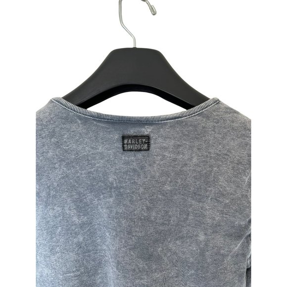 Long Sleeve Harley Davidson Shirt Womens Women's Black Harley-Davidson Size Smal - Picture 3 of 5